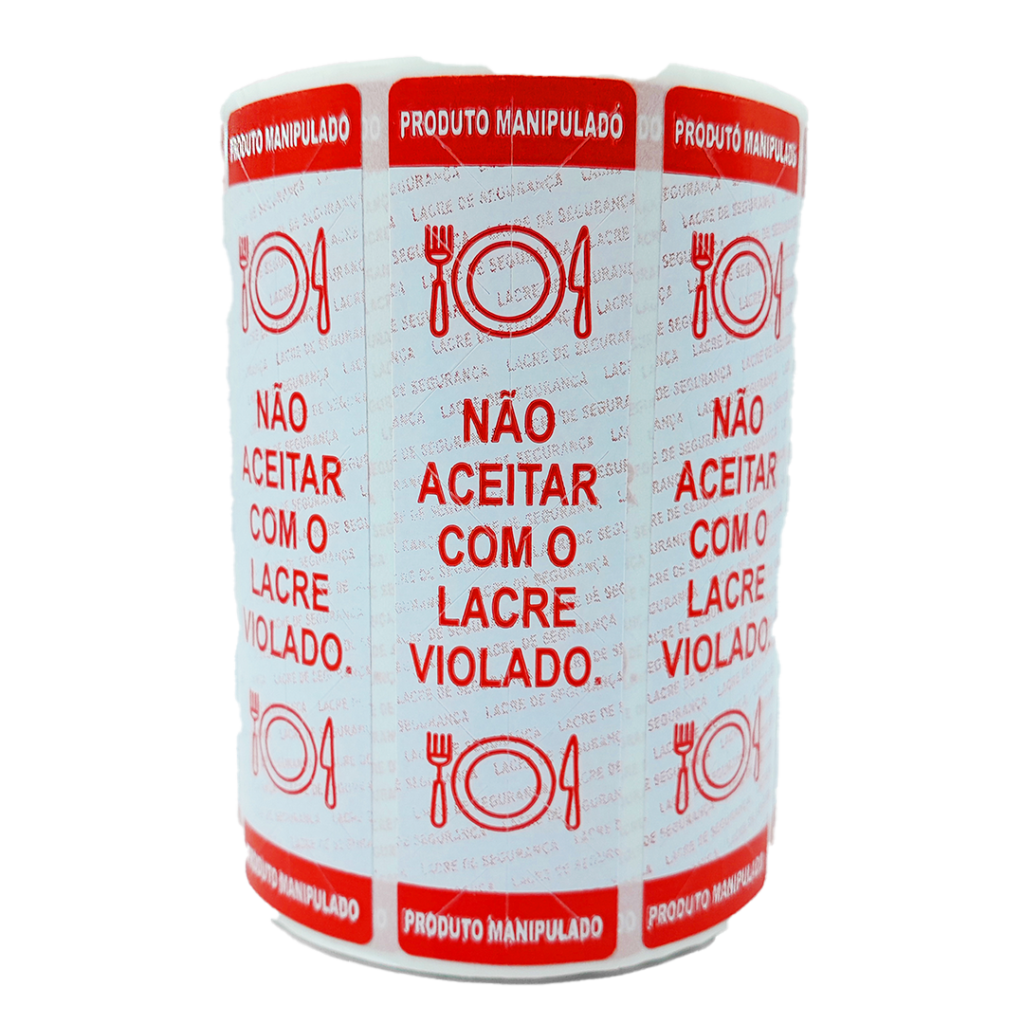 LACRE SEGURANCA TALHERES VERM C/1000 MONTENEGRO