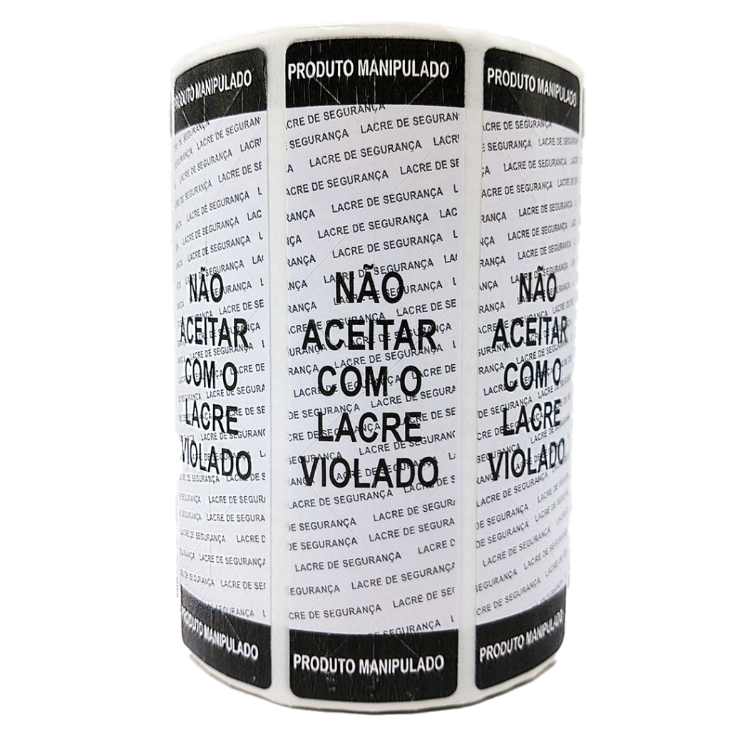 LACRE SEGURANCA UNIVERSAL PRETO C/1000 MONTENEGRO