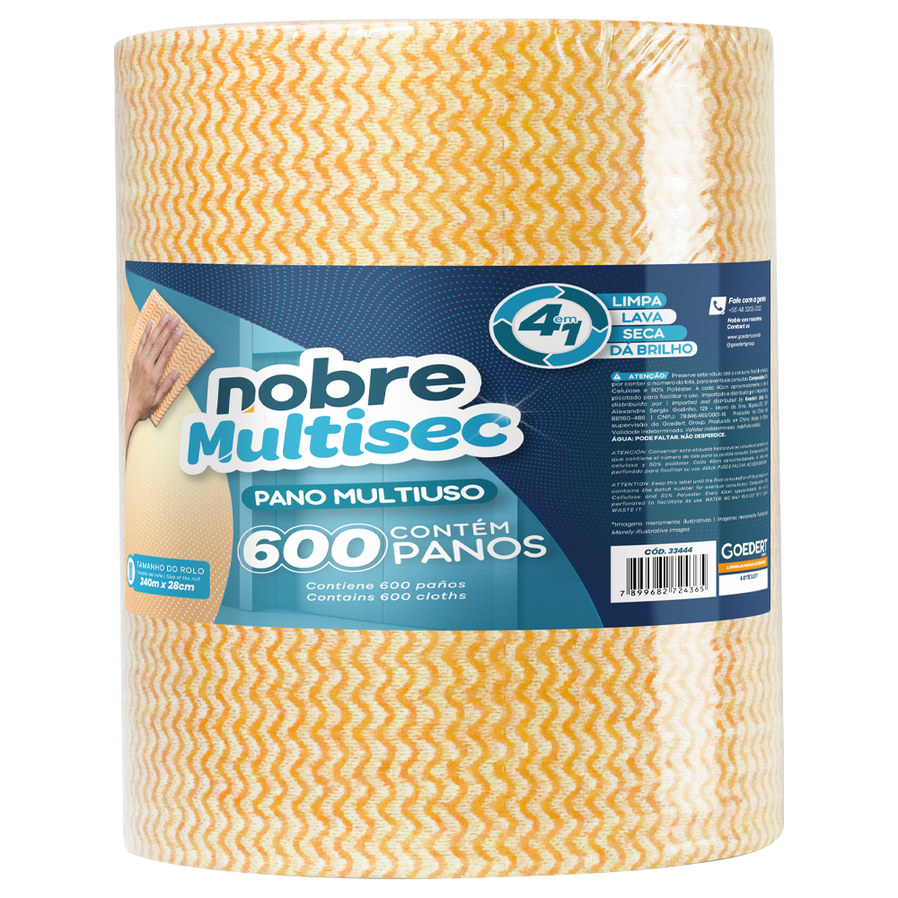 PANO M USO LARANJA RL C/28CMX240M NOBRE NOBRE