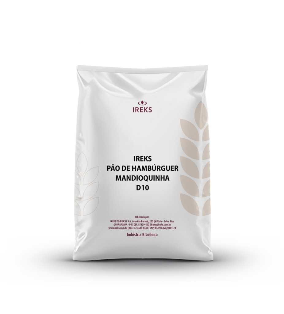 PAO HAMBURGUER MANDIOQUINH D10 SC 10KG IREKS