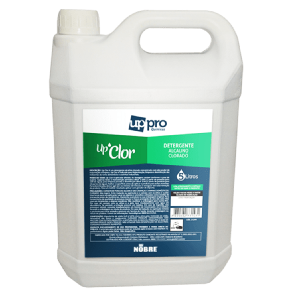 DETERG ALCALINO CLORADO E10 5L UPPRO NOBRE