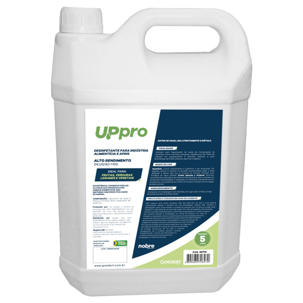 DESINF HORTIFRUTICOLAS 5L UPPRO NOBRE