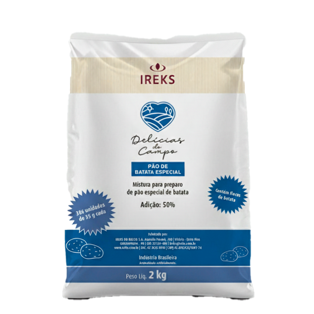 PAO DE BATATA C20 SACO 10KG IREKS