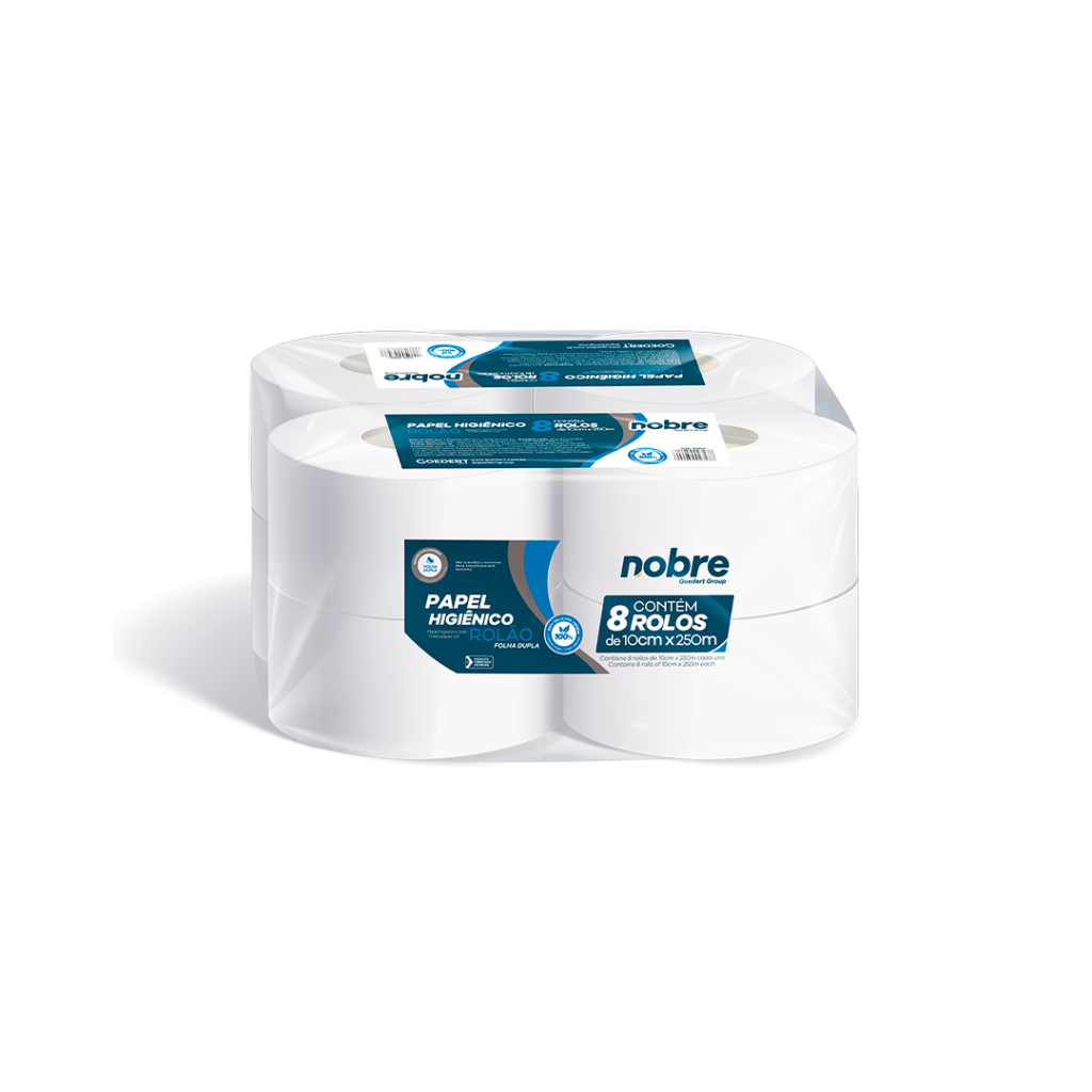 PAPEL HIG BOB FD 8X250M NOBRE NOBRE