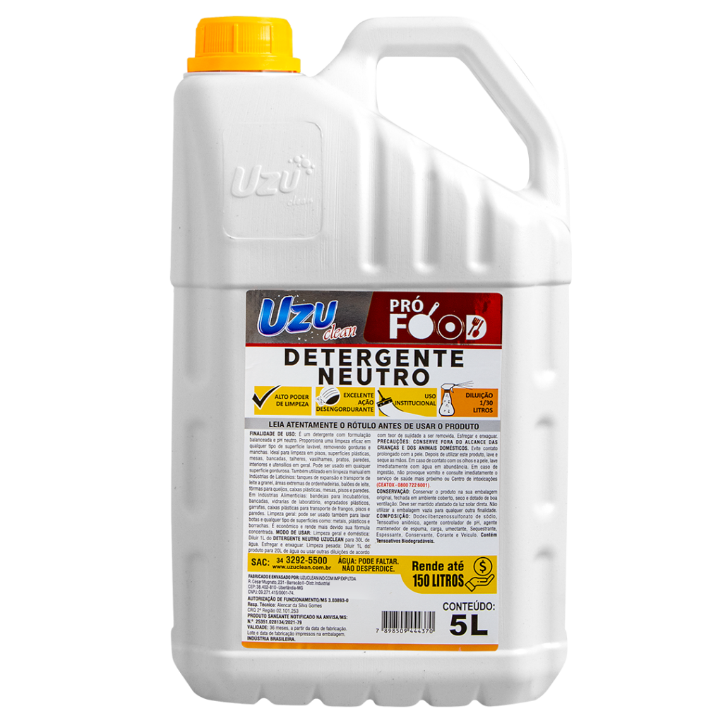 DETERG NEUTRO 1:30 5L UZU UZU