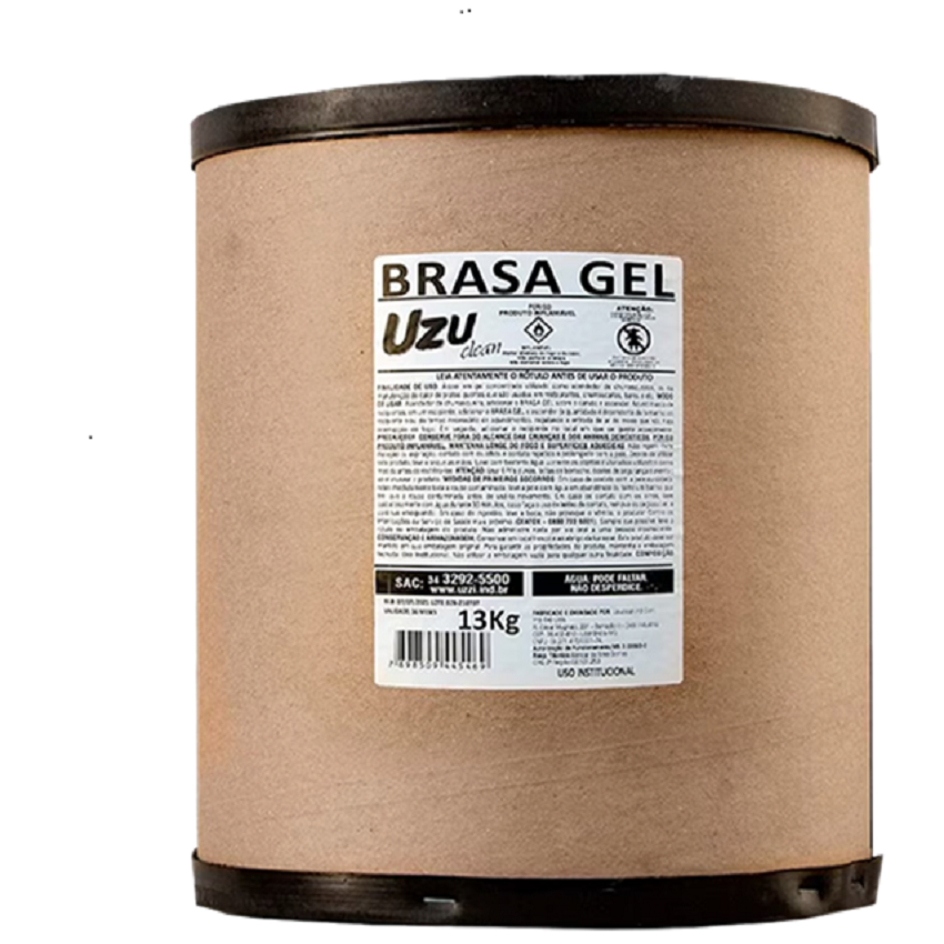 ALCOOL GEL BRASAGEL 13KG UZU UZU