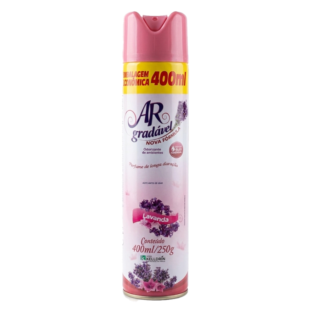 PURIFICADOR AR LAVANDA 400ML KELLDRIN KELLDRIN