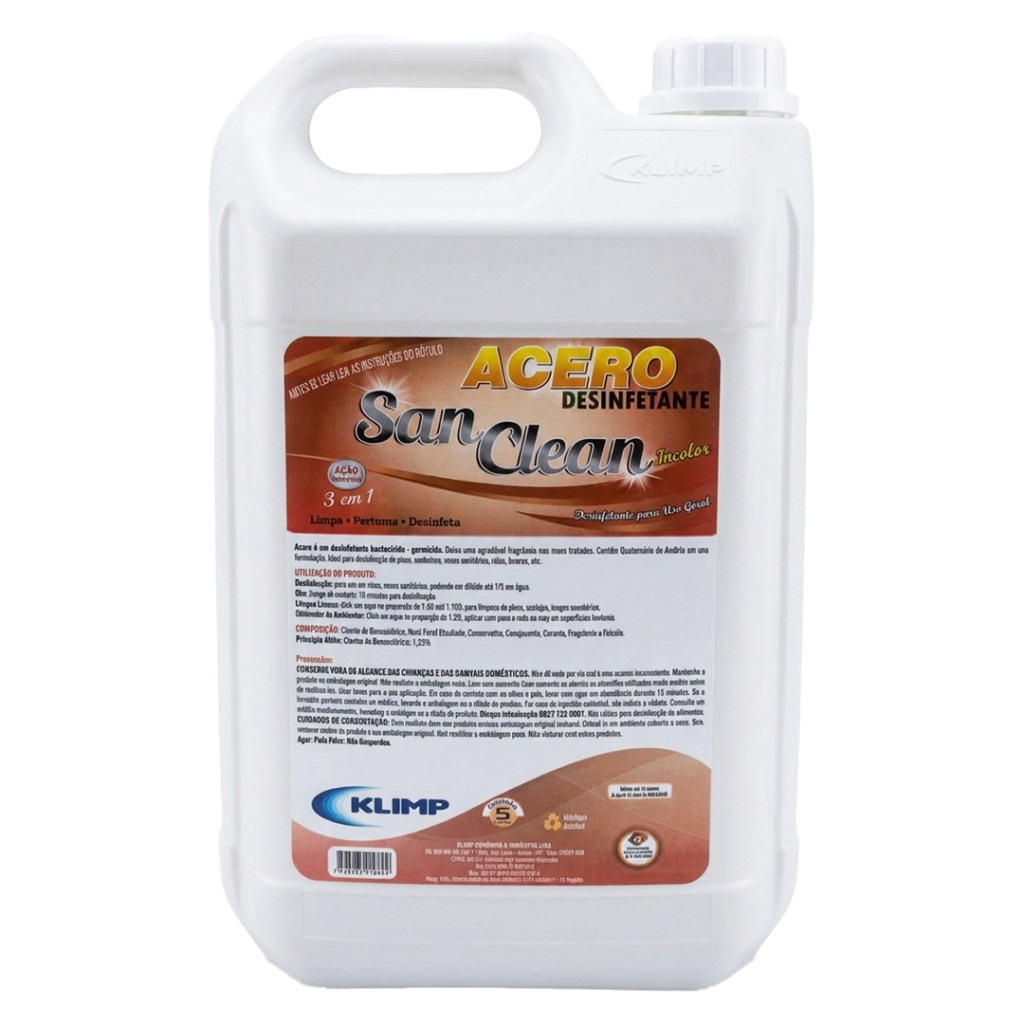 DESINF ACERO SAN CLEAN 5L KLIMP JPS