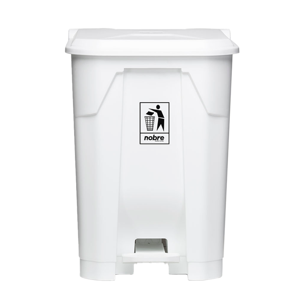LIXEIRA 20L PLAST C/PEDAL BR NOBRE