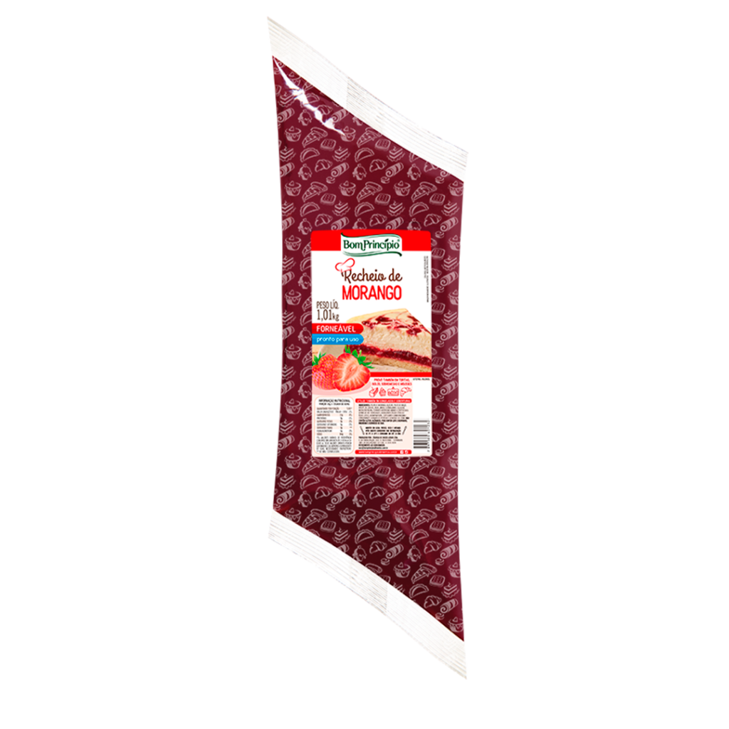 RECHEIO FORN MORANGO 1,01KG BOM PRINCIPIO