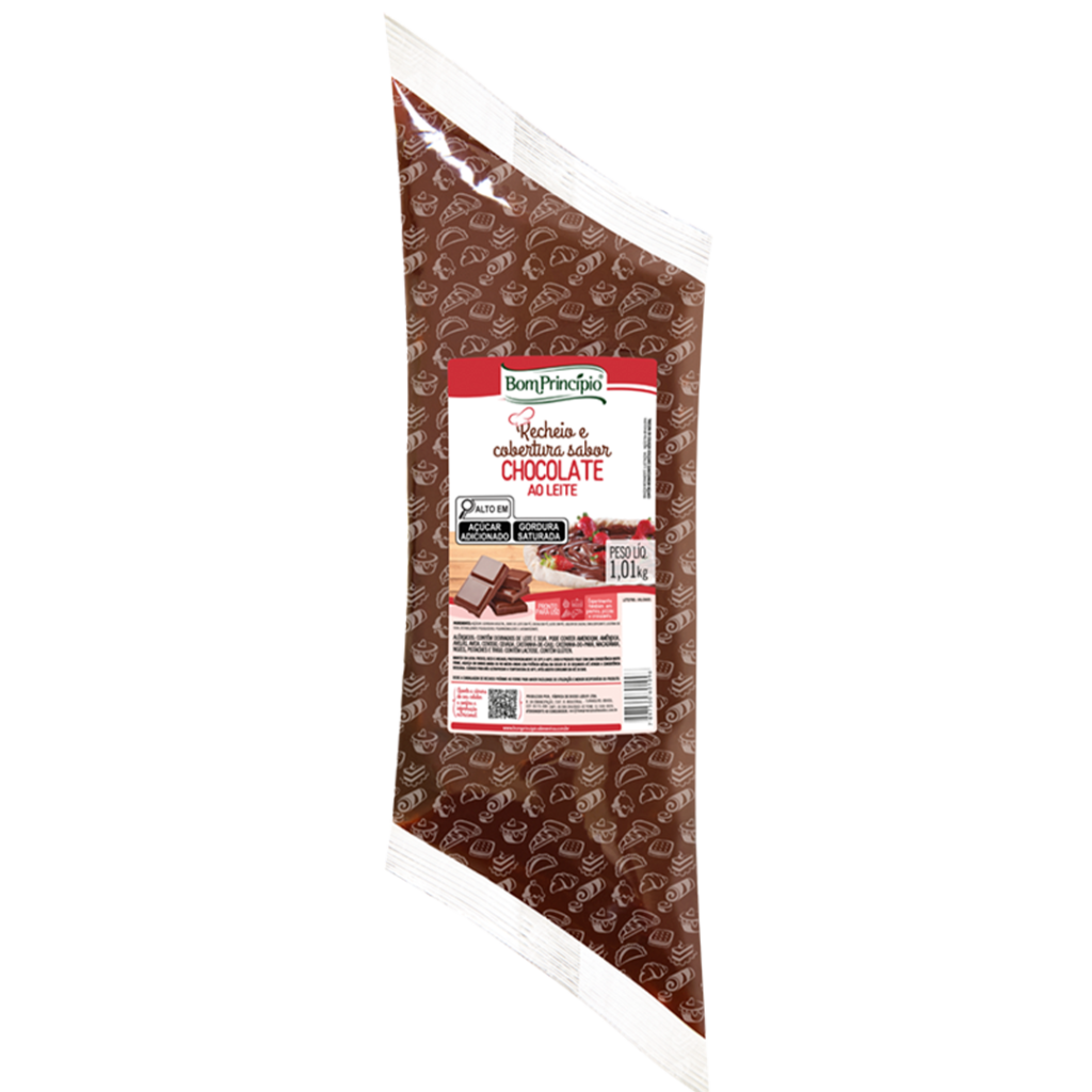 RECHEIO PIZZA CHOCOLATE AO LEITE 1,01KG BOM PRINCIPIO