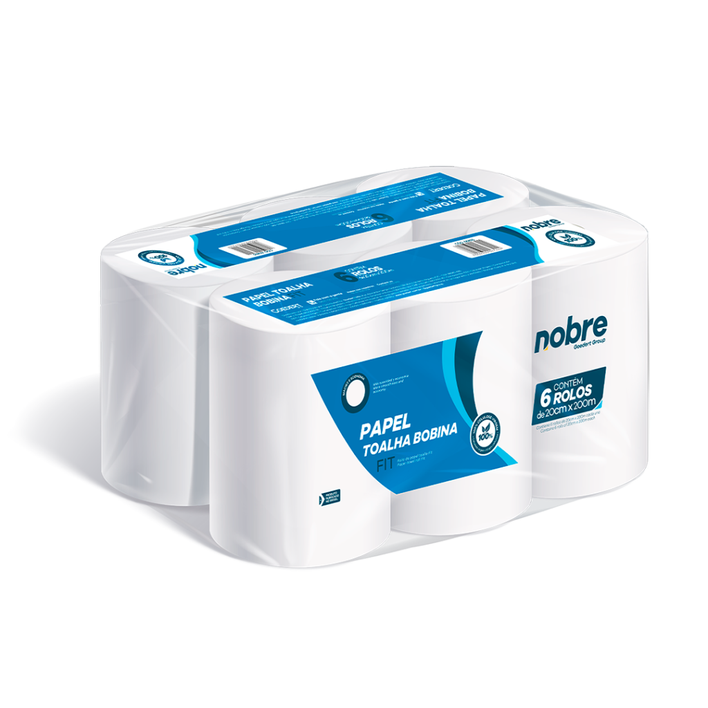 PAPEL TOALHA BOB FS 6X200M 24G NOBRE NOBRE