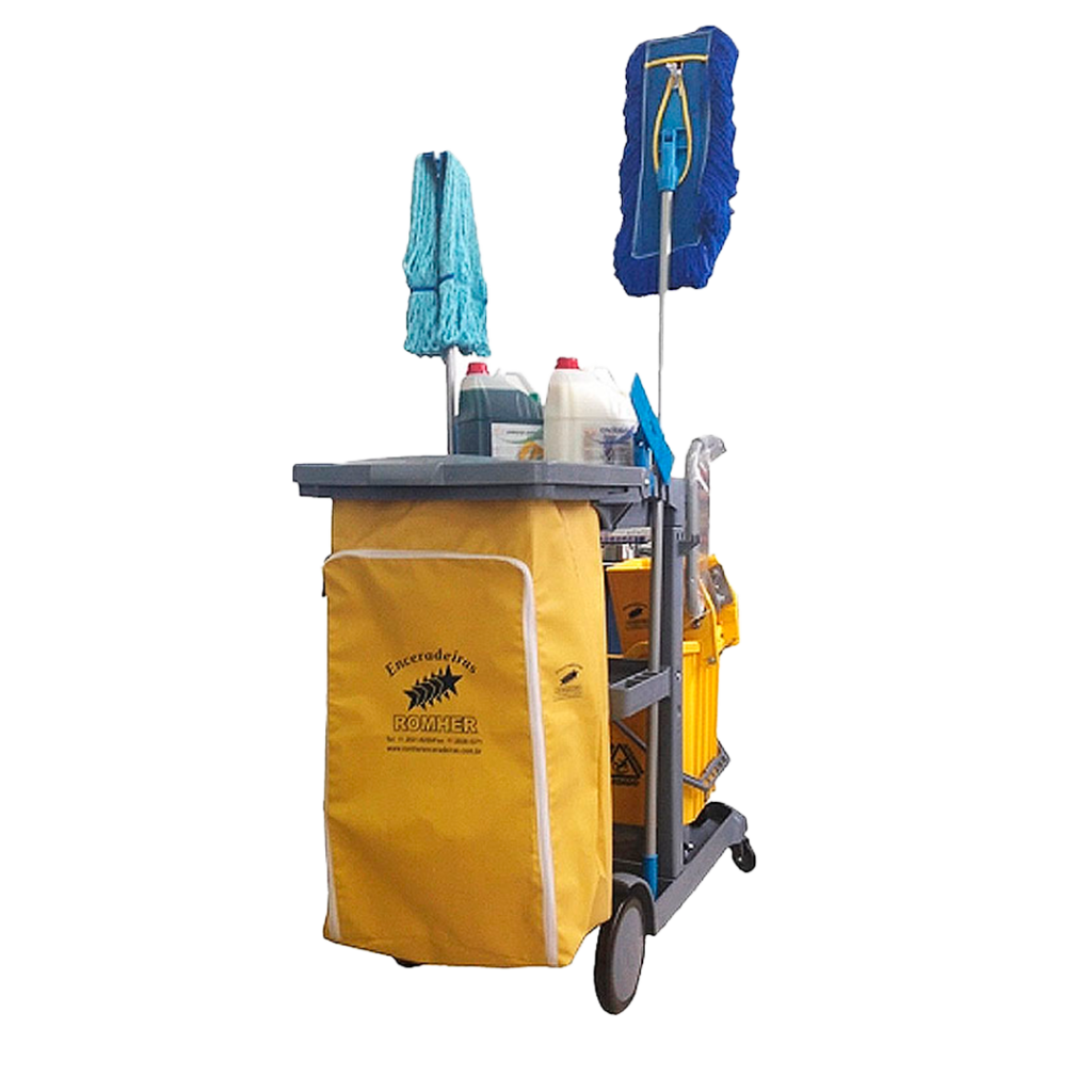 BOLSA P/CARRO FUNCIONAL C/ZIPE AMARELA ROMHER