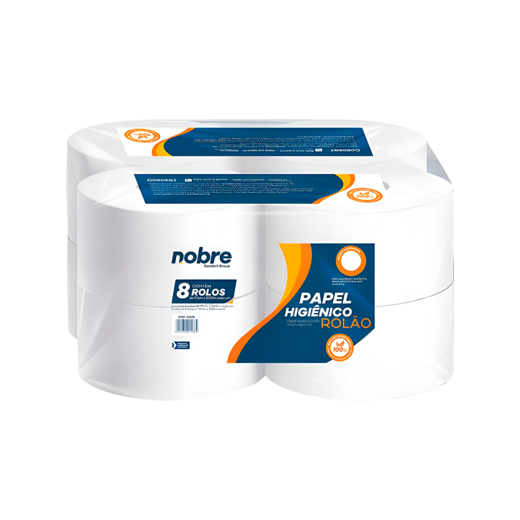 PAPEL HIG BOB FS 8X300M NOBRE NOBRE