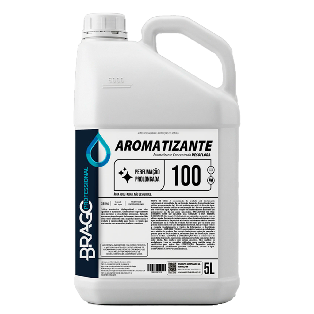AROMATIZANTE DESOFLORA 5L 1/100 BRAGO PROFESSIONAL