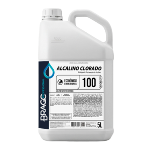 DETERG ALCALINO CLORADO 5L 1/100 BRAGO PROFESSIONAL