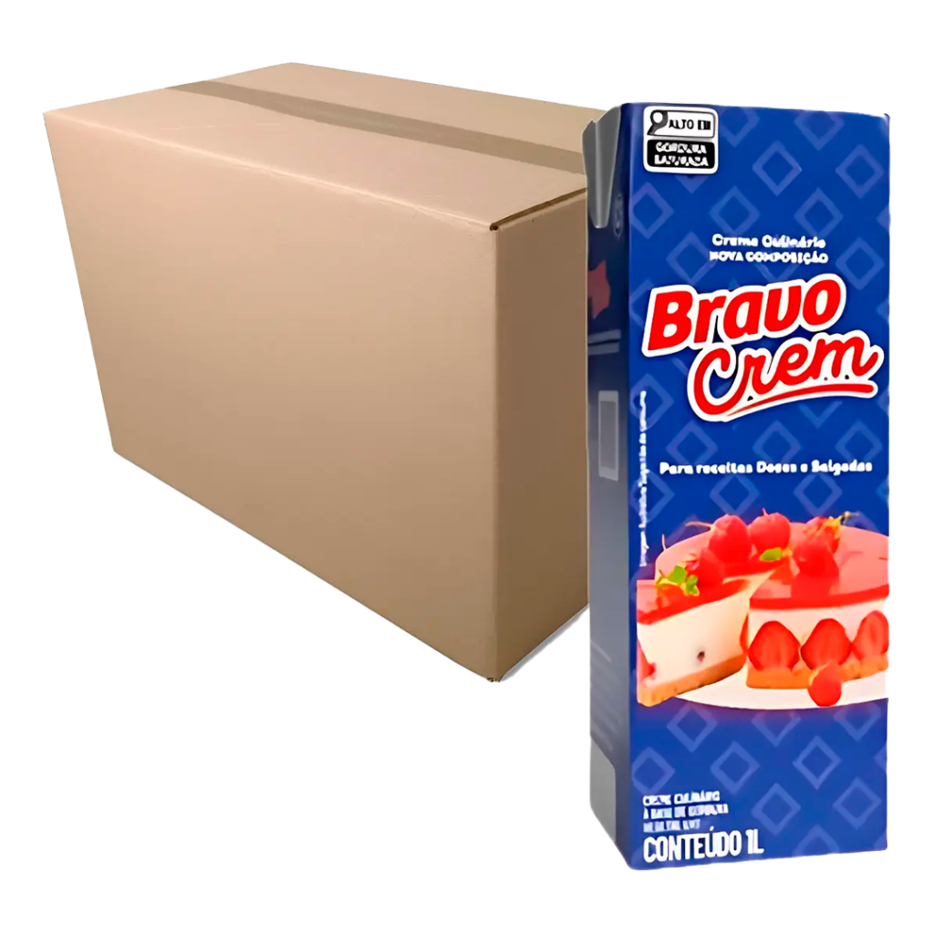 BRAVO CREM CALDA 12X1L UNIGRA