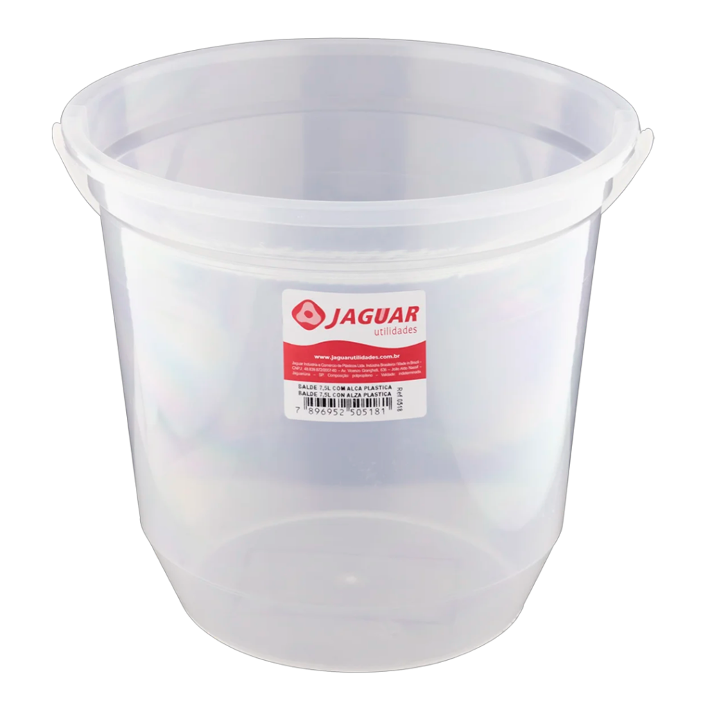 BALDE 7,5L C/ALCA METAL TRANSLUCIDO JAGUAR