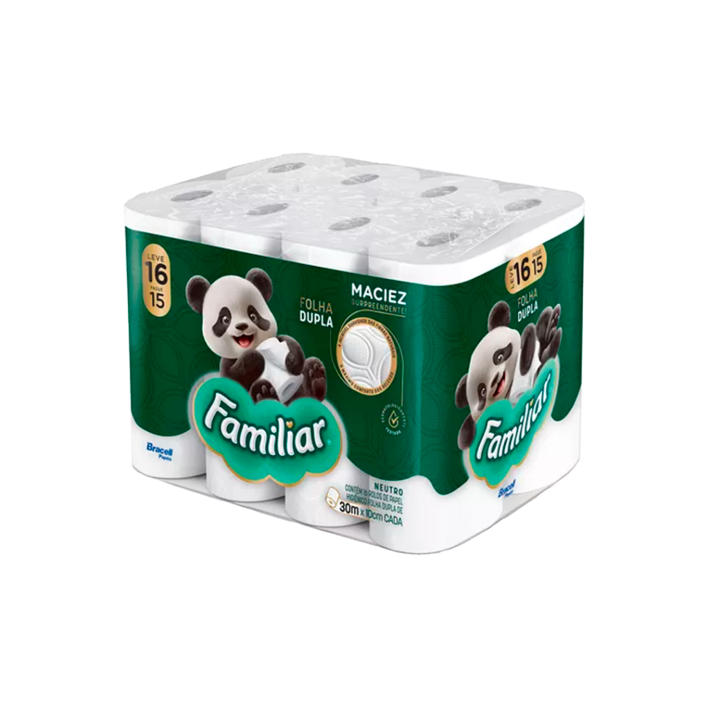 PAPEL HIG 30M FAMILIAR FD 4X16 FAMILIAR
