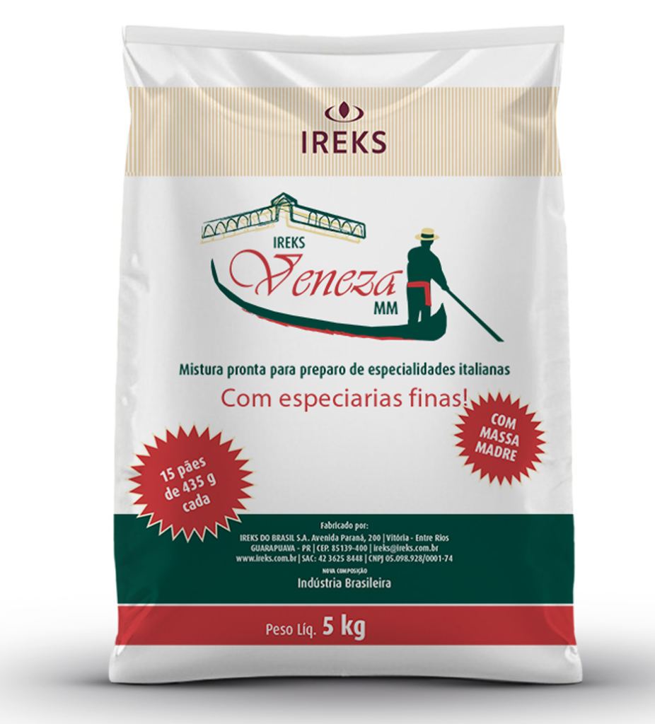 PAO VENEZA MM C100 SACO 5KG IREKS