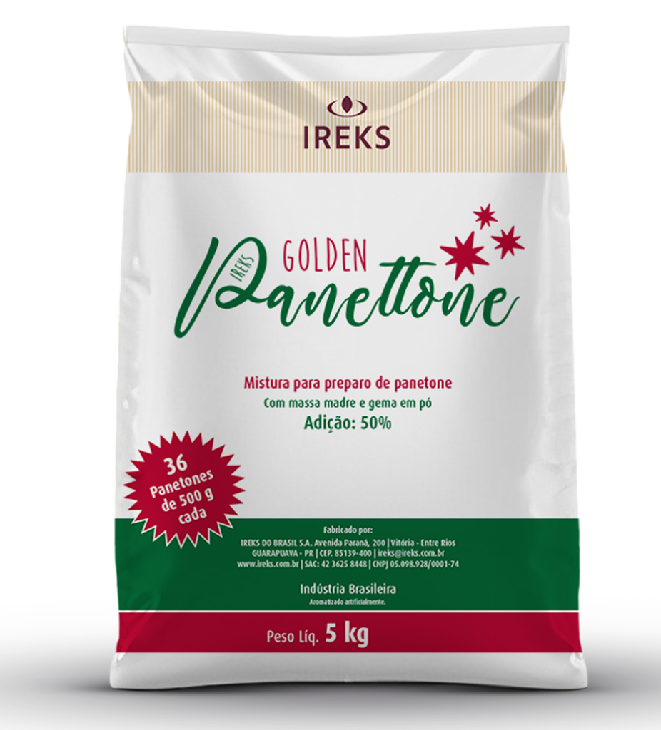 PANETONE GOLDEN S C50 SACO 5KG IREKS