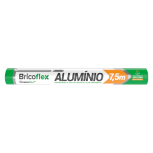 PAPEL ALUMINIO 30CMX7,5M C/12UN BF50001 BRICOFLEX