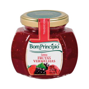 GELEIA FRUTAS VERMELHAS 250G BOM PRINCIPIO