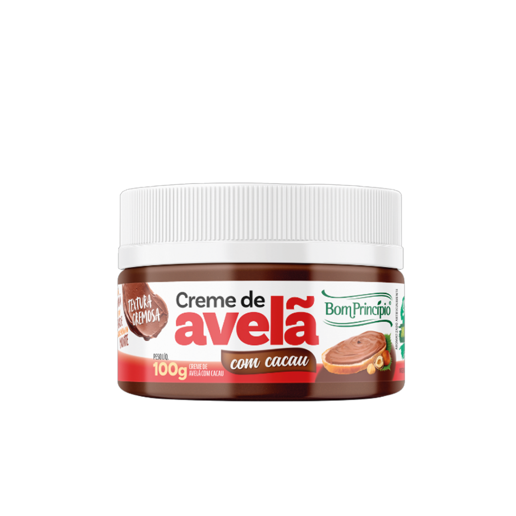 CREME DE AVELA COM CACAU 100G BOM PRINCIPIO