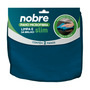 PANO MICROFIBRA SLIM 30X30CM AZ UNITARIO NOBRE