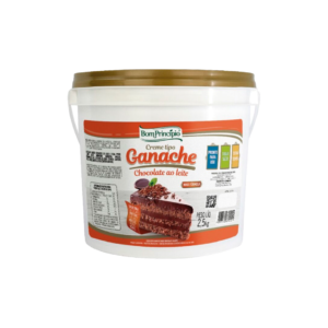 CREME GANACHE CHOCOLATE AO LEITE 2,5KG BOM PRINCIPIO