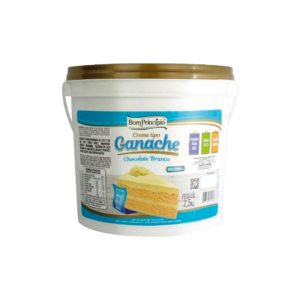 CREME GANACHE CHOCOLATE BRANCO 2,5KG BOM PRINCIPIO
