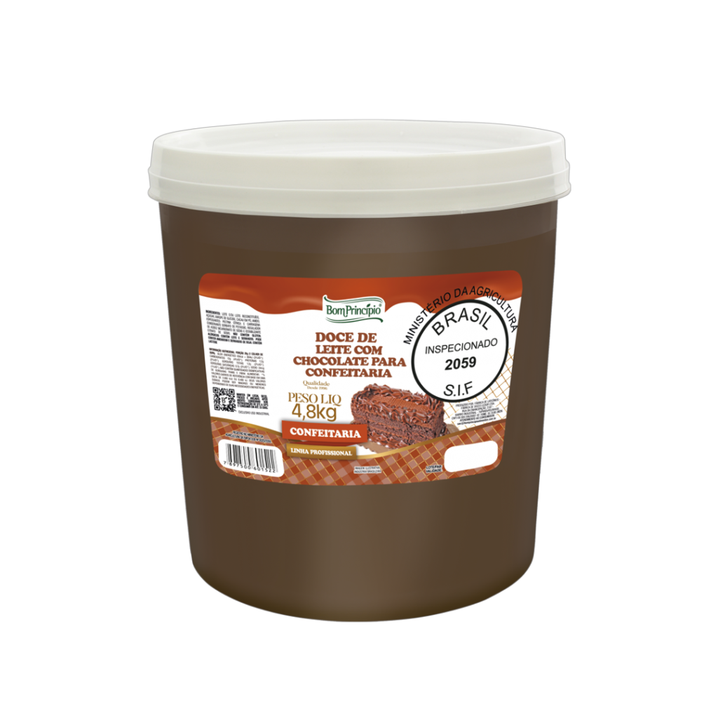 DOCE DE LEITE C/ CHOCOLATE 4,8KG BOM PRINCIPIO