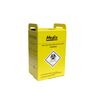 CAIXA COLETOR PERFURO CORTANTE AM 3L MEDIX